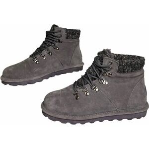 BearPaw Charcoal Ankle Booties